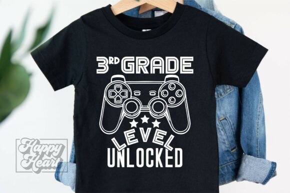 3rd Grade Unlocked Level Up SVG School