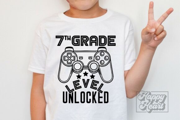 7th Grade Unlocked Level Up SVG School