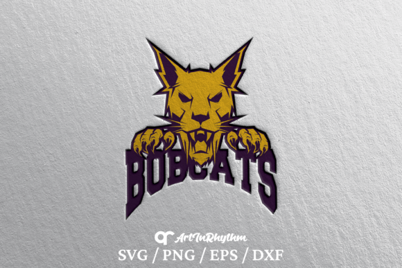 Bobcats Logo Sport School Mascot Svg: Graphics for Crafts
