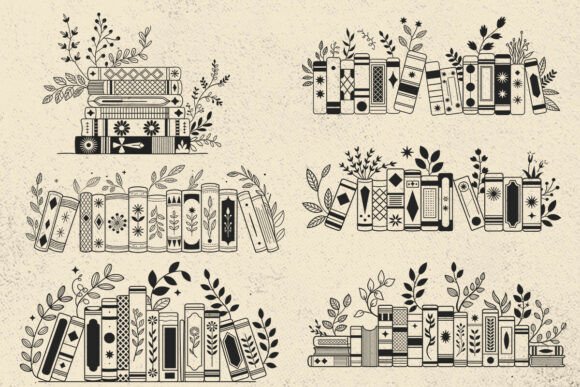 Book Flower Svg Design: Graphics and Crafts for Digital Sellers