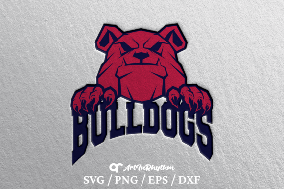 Bulldogs Logo Sport School Mascot Svg: Graphics for Crafts & Small Business