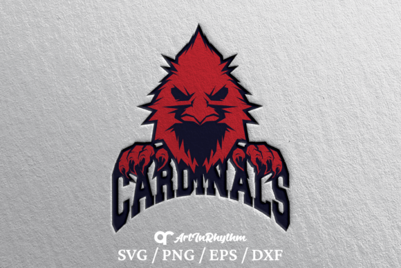 Cardinals Logo Sport School Mascot Svg: Graphics for Crafts and Branding