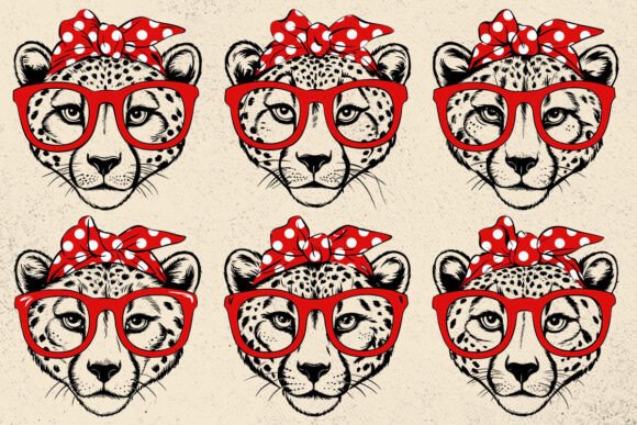 Cheetah SVG, School Mascot Logo Design