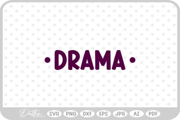 Drama School Subject SVG PNG DXF