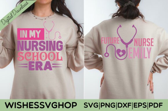 In My Nursing School Era SVG PNG - Graphics & Crafts