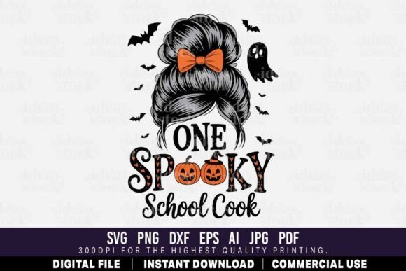 One Spooky School Cook SVG: Graphics & Crafts Magic