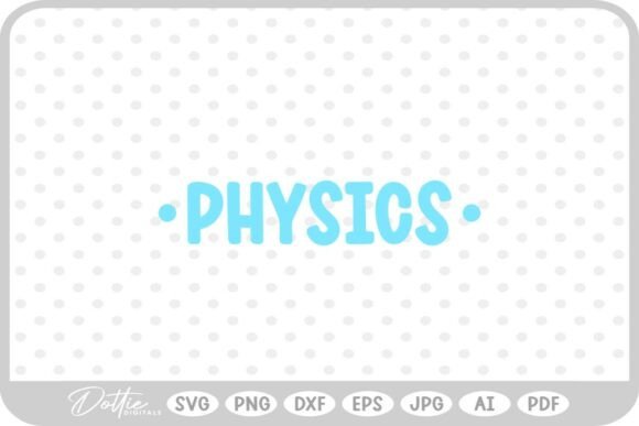Physics School Subject SVG PNG DXF