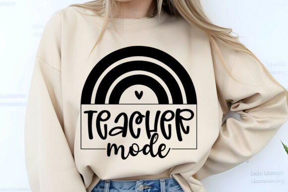 Retro Teacher Mode SVG Graphics
