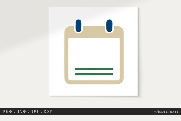 School Calendar SVG for Crafts and Graphics