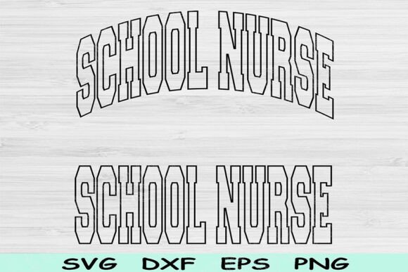 School Nurse Svg Cut File, School Nurse